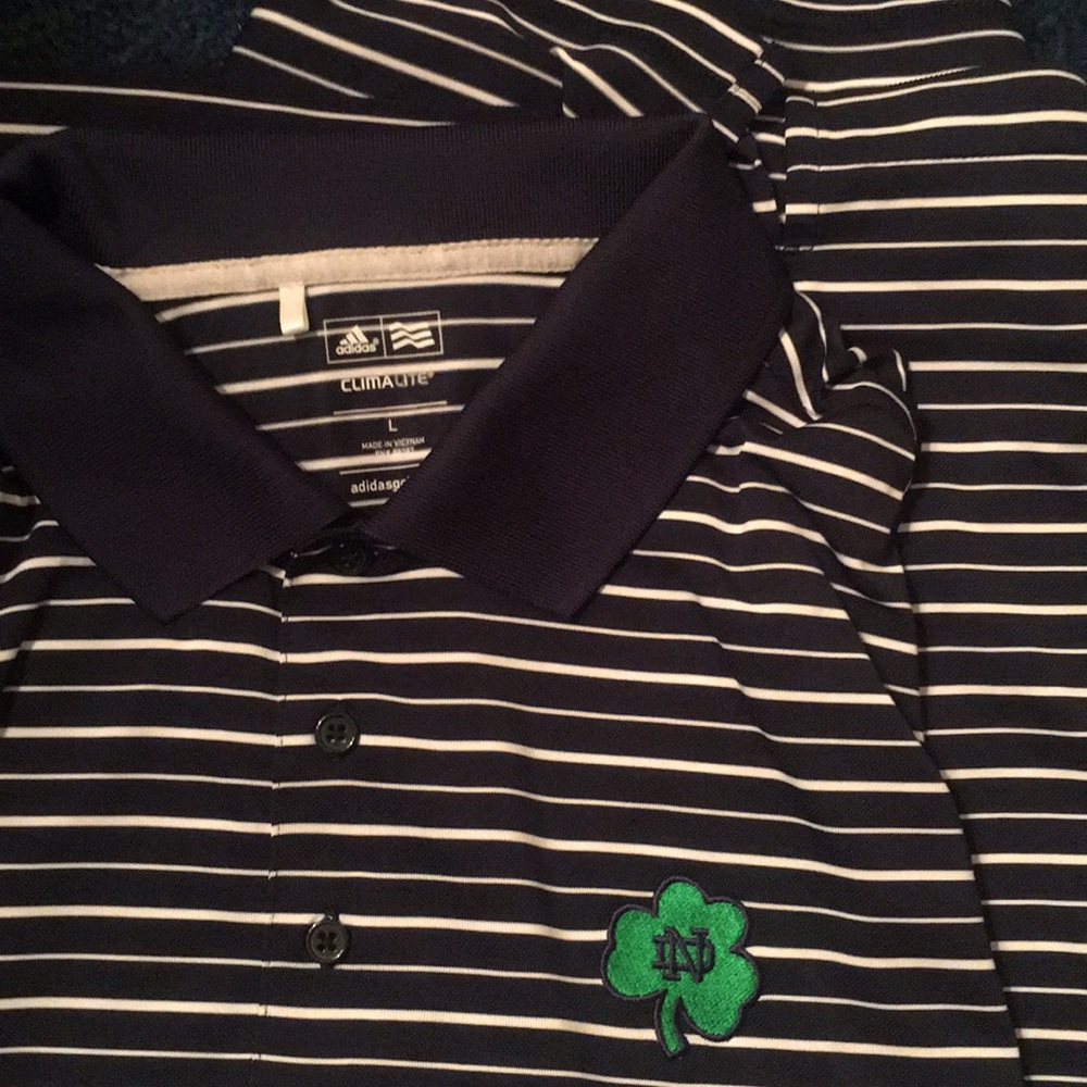 NOTRE DAME ADIDAS POLO